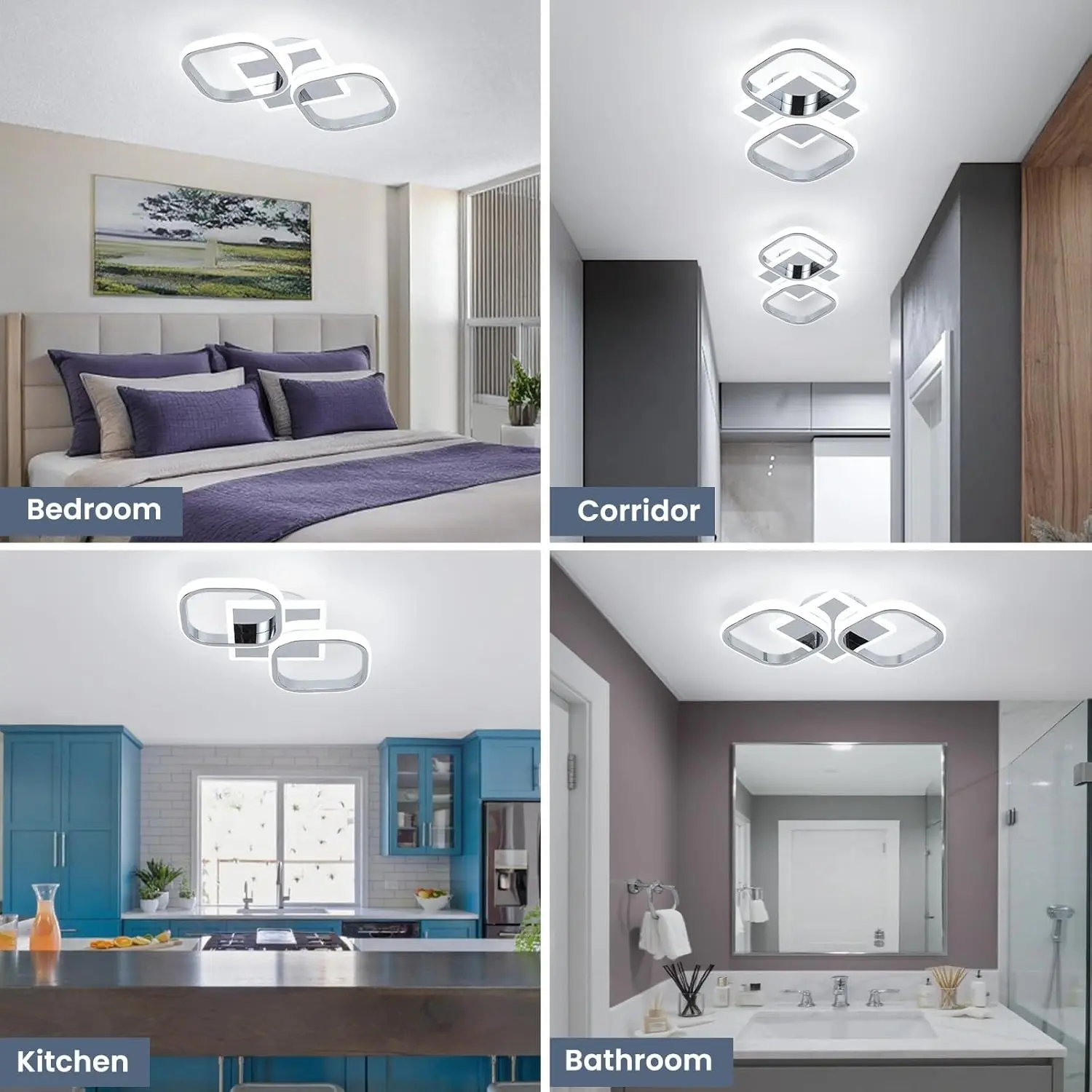 LED الممر أضواء السقف الحديثة الحد الأدنى مصابيح غرفة المعيشة لشرفة مدخل الدرج تركيبات ديكور المنزل Led بريق