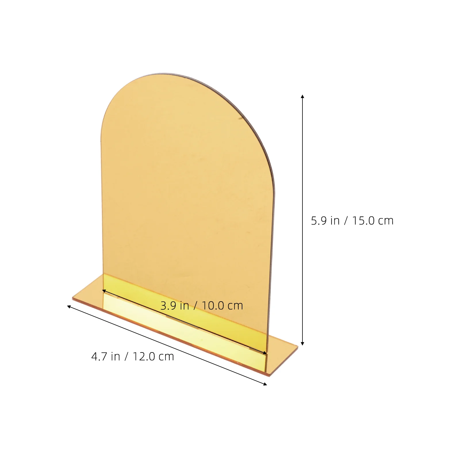 2Pcs Transparent Acrylic Bookends Decorative Book Organizer Clear Book Holder for Office Study Home Decorative Books