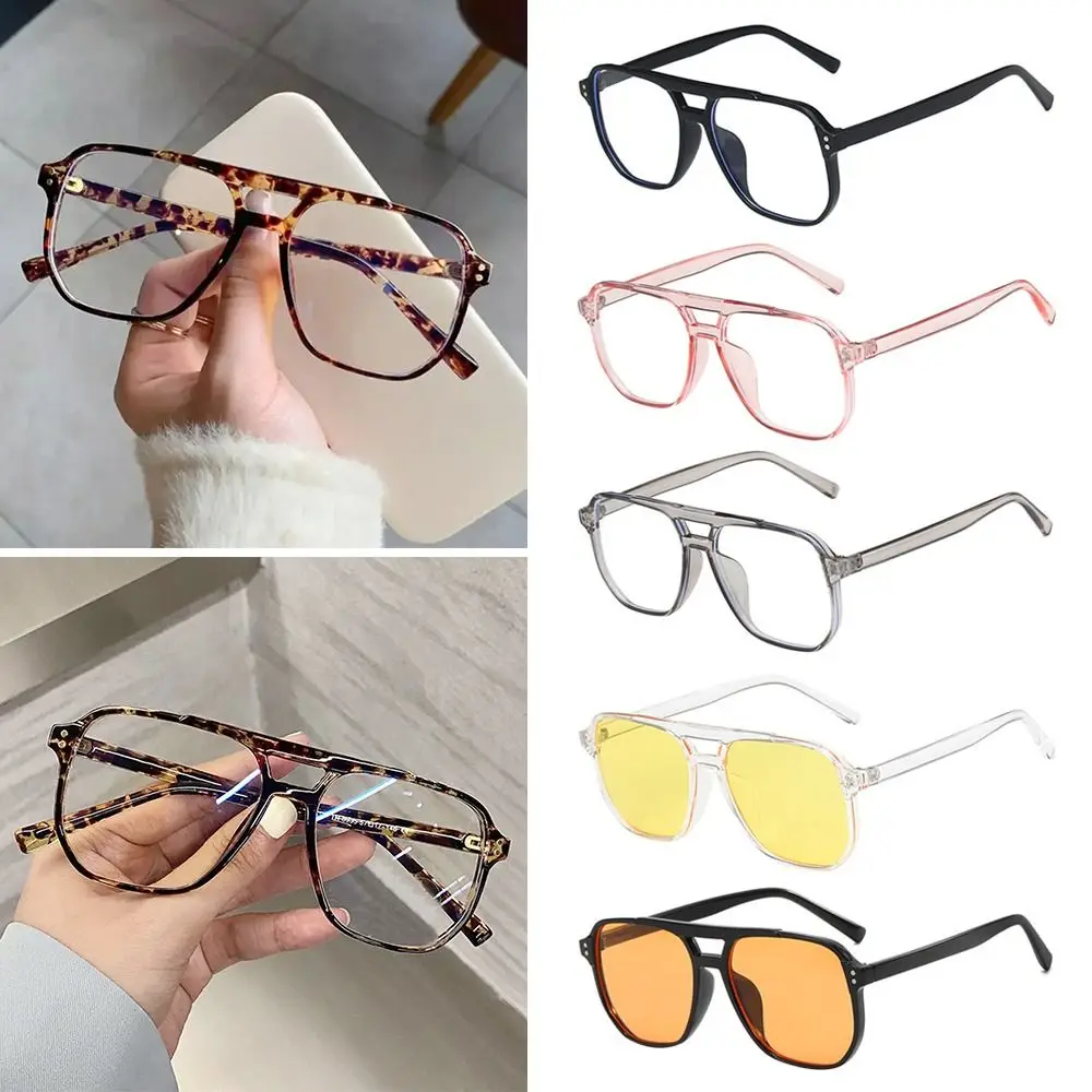 Tragbare Blue Ray Blocking Anti-Blaulicht-Brille Augenschutz PC Computerbrille Ultraleichte quadratische Brille Büro