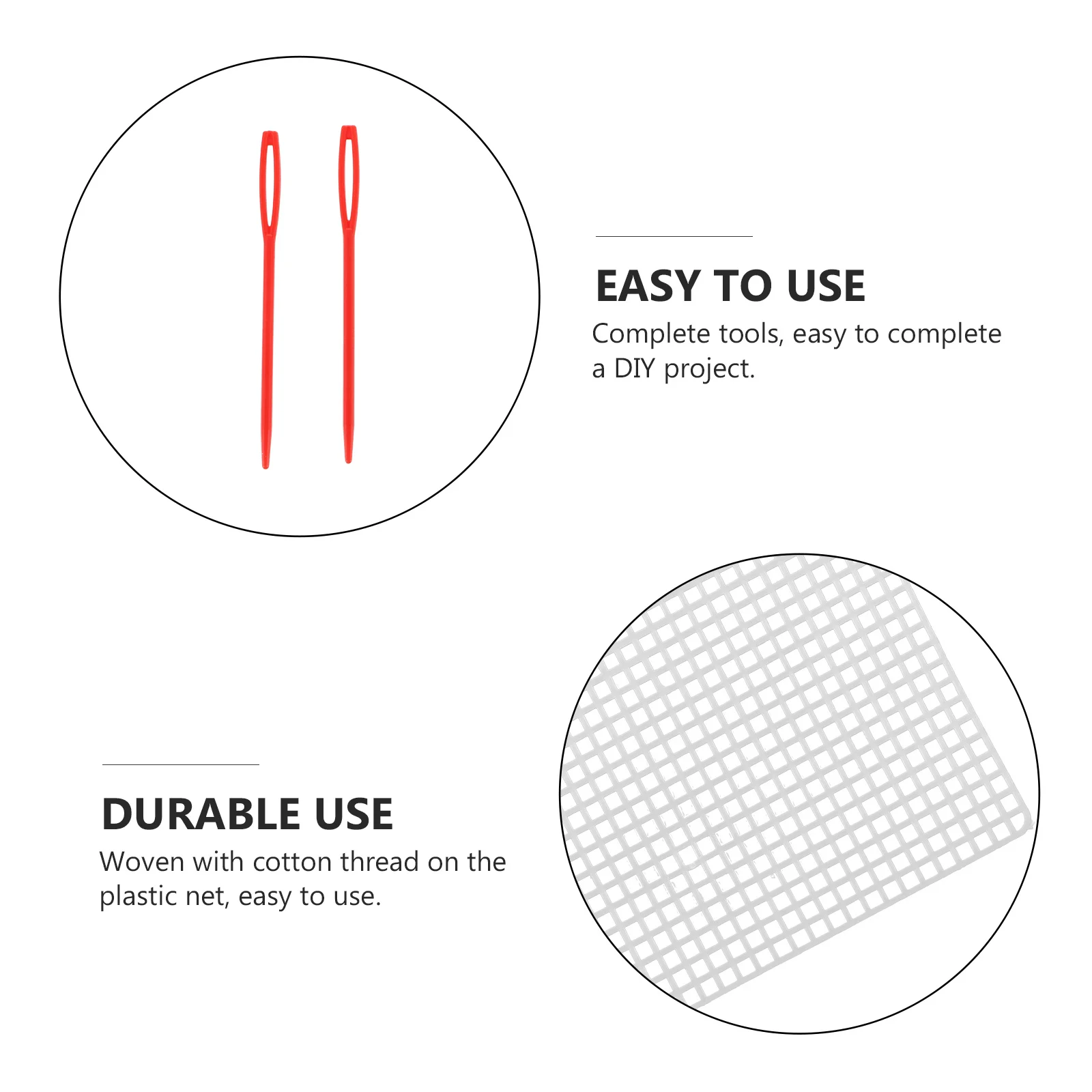 

1Set Weaving Bag DIY Set Attractive Appearance Craft Kit for Women Kids Handmade Purse Material Easy to Make Cross Stitch Pouch