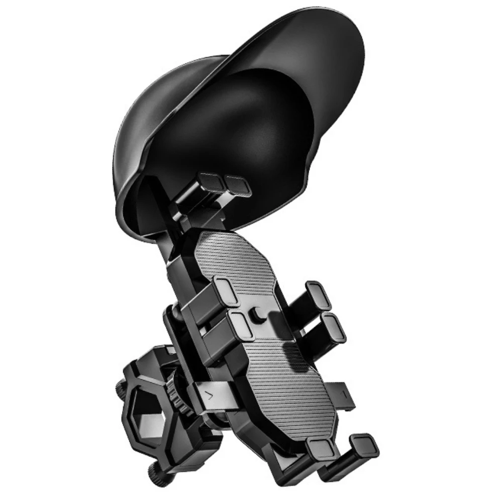 Мини-держатель для сотового телефона, шляпа, непромокаемый маленький шлем, держатель для электрической велосипедной навигации, солнцезащитный козырек, шлем для мобильного телефона, зонтик