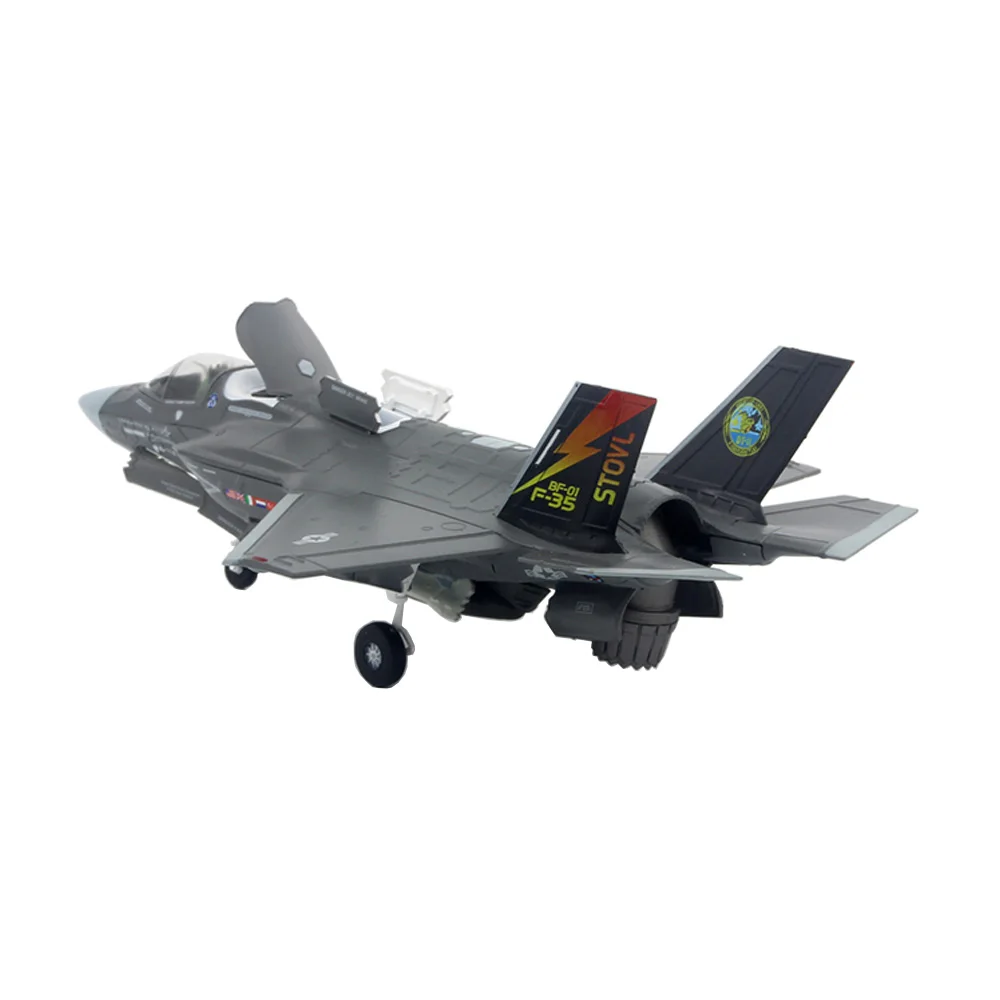 Exército dos EUA F-35 F-35B F35, Relâmpago II, Joint Strike, Jet Fighter, Diecast Metal Plane, Modelo de Aeronave, Brinquedo Infantil, Escala 1:72