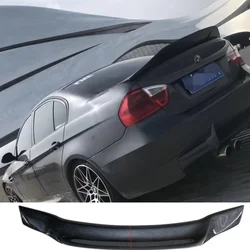 For 2005-2012 BMW 3 Series E90 4 DoorCar Trunk Spoiler Carbon Fiber FRP Rear Tail Wing Type R Accessories Spoiler