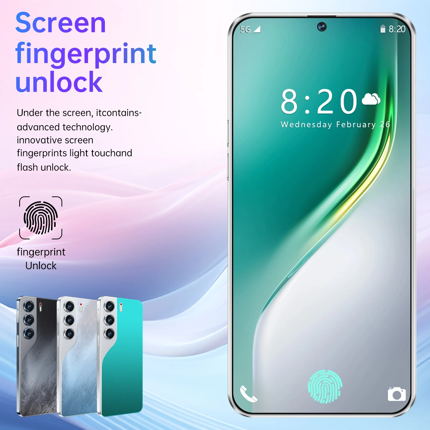 Новый аккумулятор Camon 40 Pro 7,3 дюйма HD 4K Android 14 16 ГБ + 1 ТБ, 7800 мАч, 4G, 5G, двойная SIM-карта, Wi-Fi, GPS, 2025, хит продаж