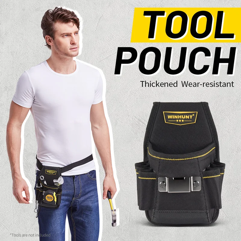 1pc Tool Belt Set, Includes Small Tool Pouch, Electrician And Carpenter Tool Pouch with Belt Clip, ool Belts, Tools Bag