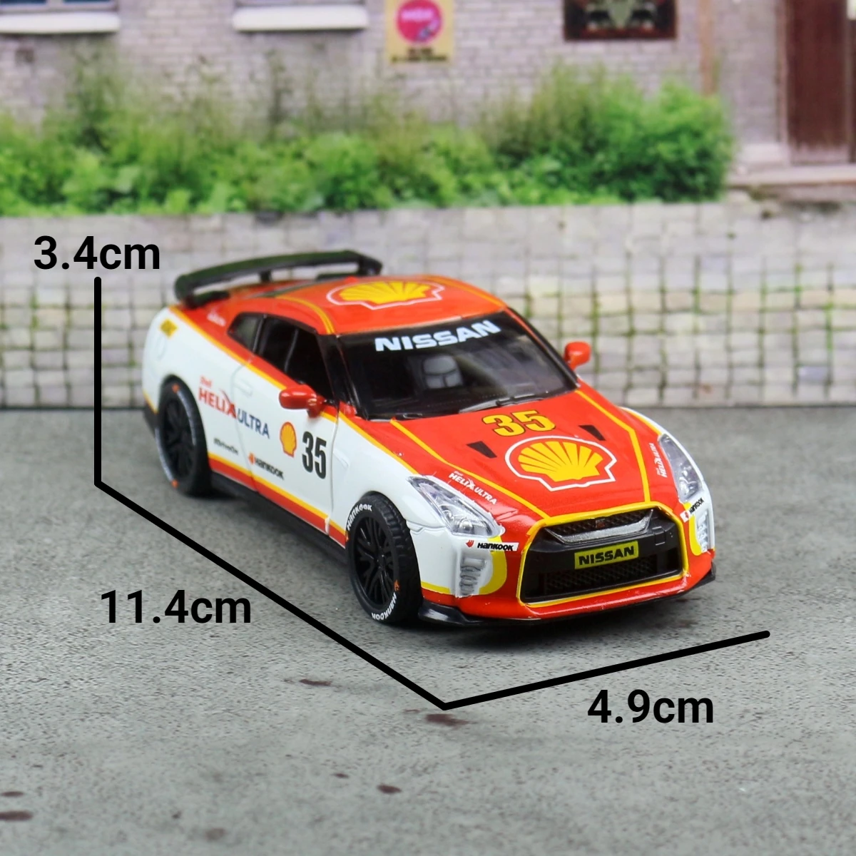 1/42 Nissan GT-R R35 Super Racing Toy Car Model CCA 1:43 Diecast Alloy Miniature Free Wheels Pull Back Collection Gift Boys