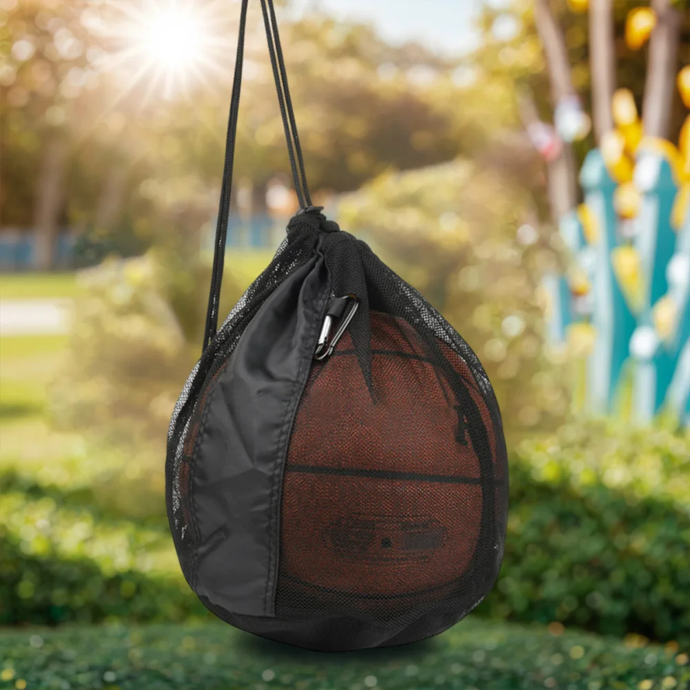 ตาข่ายพกพากระเป๋าเกมกีฬาถุงเก็บลูกบอลกระเป๋าบาสเกตบอลถุงเก็บฟุตบอลสําหรับบาสเกตบอลวอลเลย์บอลฟุตบอลฟุตบอล
