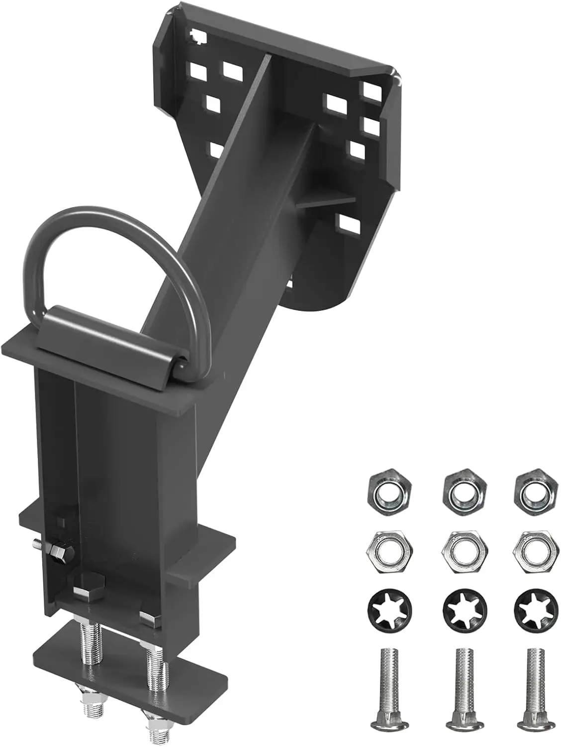 

Universal Spare Tire Carrier with D-Ring, Fits Most 4-8 Lug Wheels on Various Bolt Patterns