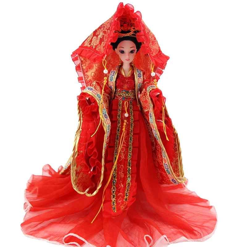 30cm Ancient Chinese Handmade Toy Model Limited Collection of Handicrafts Dress Up Clothes Room Decoration Girl Gift