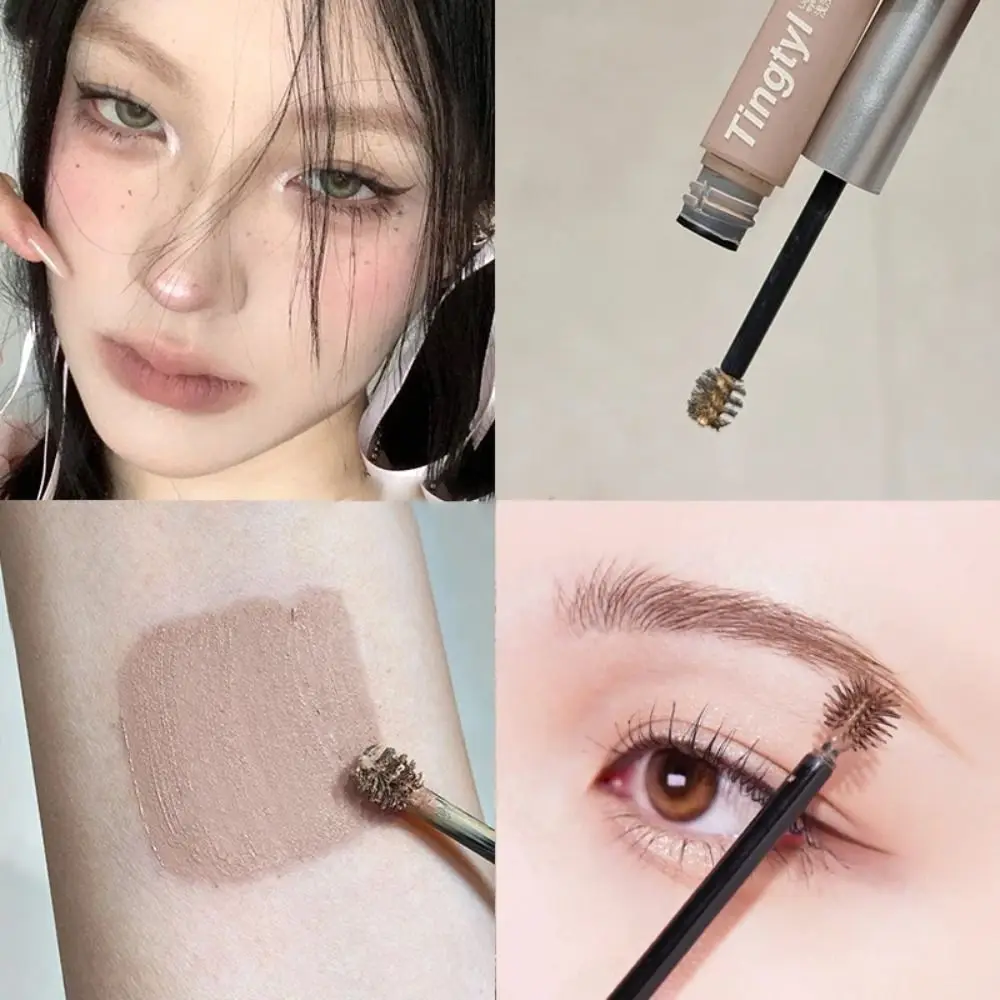 Novo creme de tintura de sobrancelha à prova d'água de secagem rápida rímel de sobrancelha de longa duração natural à prova de suor matiz de sobrancelha feminino meninas