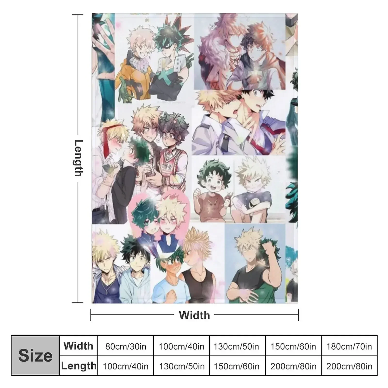 bakudeku pattern 1 backpack school bag Throw Blanket Beautifuls Nap Bed linens Blankets