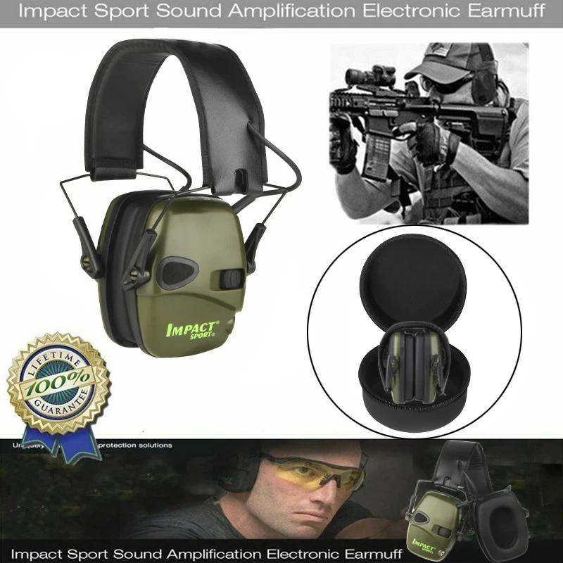 Shooting Earmuff Amplification Anti-noise Sound Protective Headset Outdoor Activity Hunting Headphone Tactical Hearing Protector