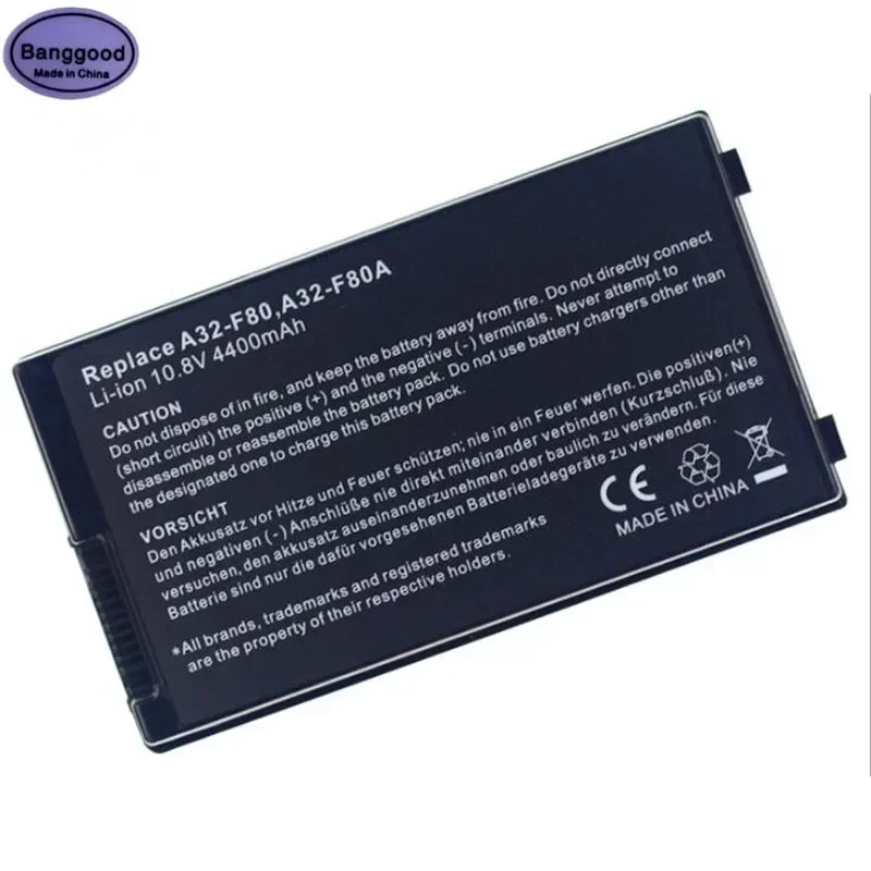 

4400mAh A32-F80 F80A F80H Laptop Battery for Asus F80CR F80S F81 F81E F81Se F83 F83Cr F83E F83S F83Se F83T F83V K41 N80 N81 X61