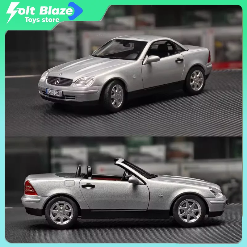 

NOREV 1/18 Mercedes Benz SLK Convertible 1996 DieCast Car Model Alloy Collectible Simulation Static Display Cars Boy Toys Gift