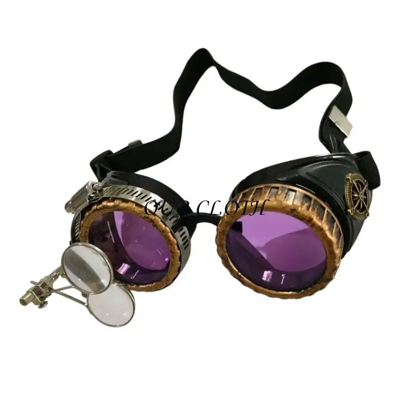 

Очки в стиле стимпанк в викторианском стиле, очки в винтажном стиле для рейвов, вечеринок, косплея и фестивалей, новинка, очки