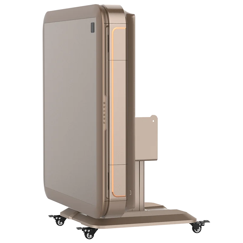 

4 Player Automatic Foldable Mahjong Table, European Style Electric Game and Dining Table 2-in-1 Home Use