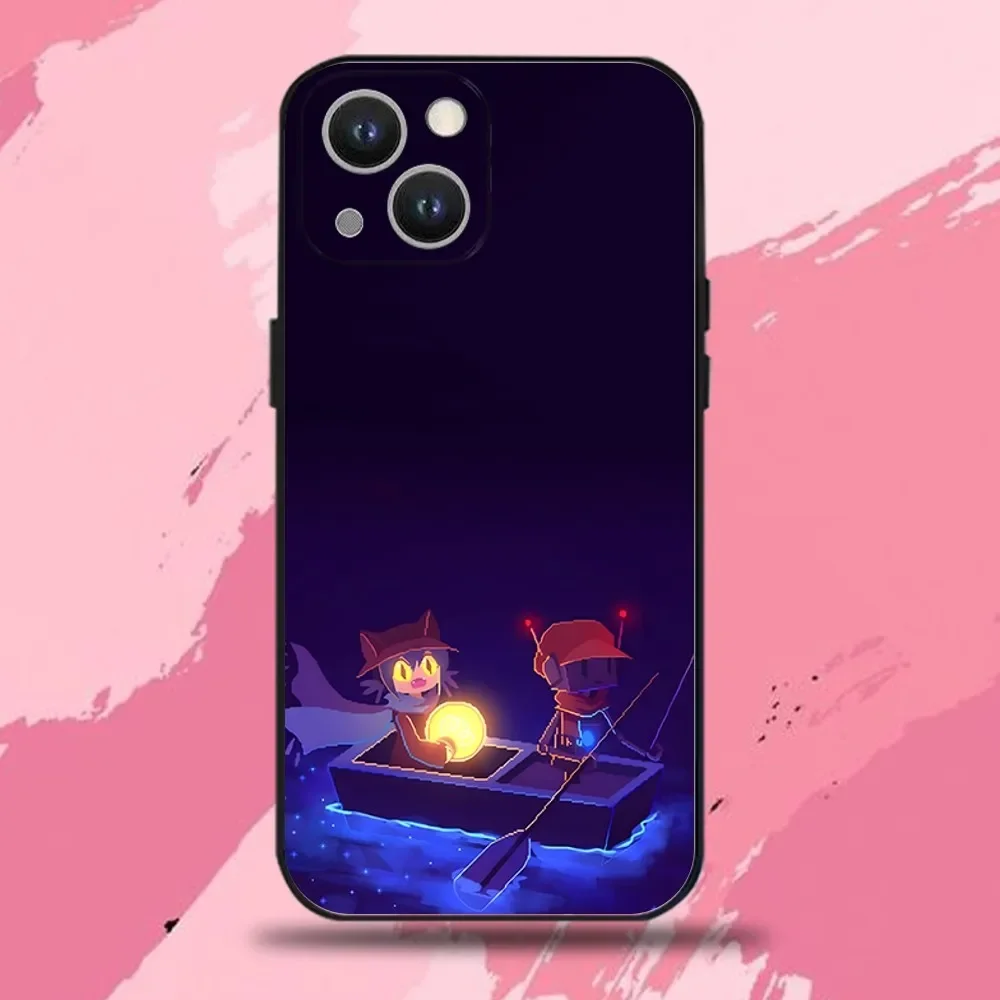Game One Shot Niko  Phone Case For iPhone 16,15,14,13,12,11 Plus,Pro Max,XS,X,XR,SE,Mini,8,7,Soft Silicone Black Cover - view 4