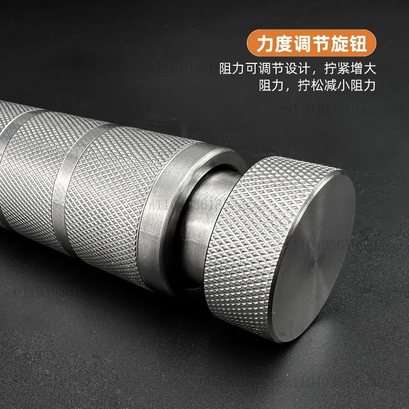 Stainless Steel Torque Bar Adjustable Wrist Forearm Trainer Torque Forearm Grip Wrist Strength