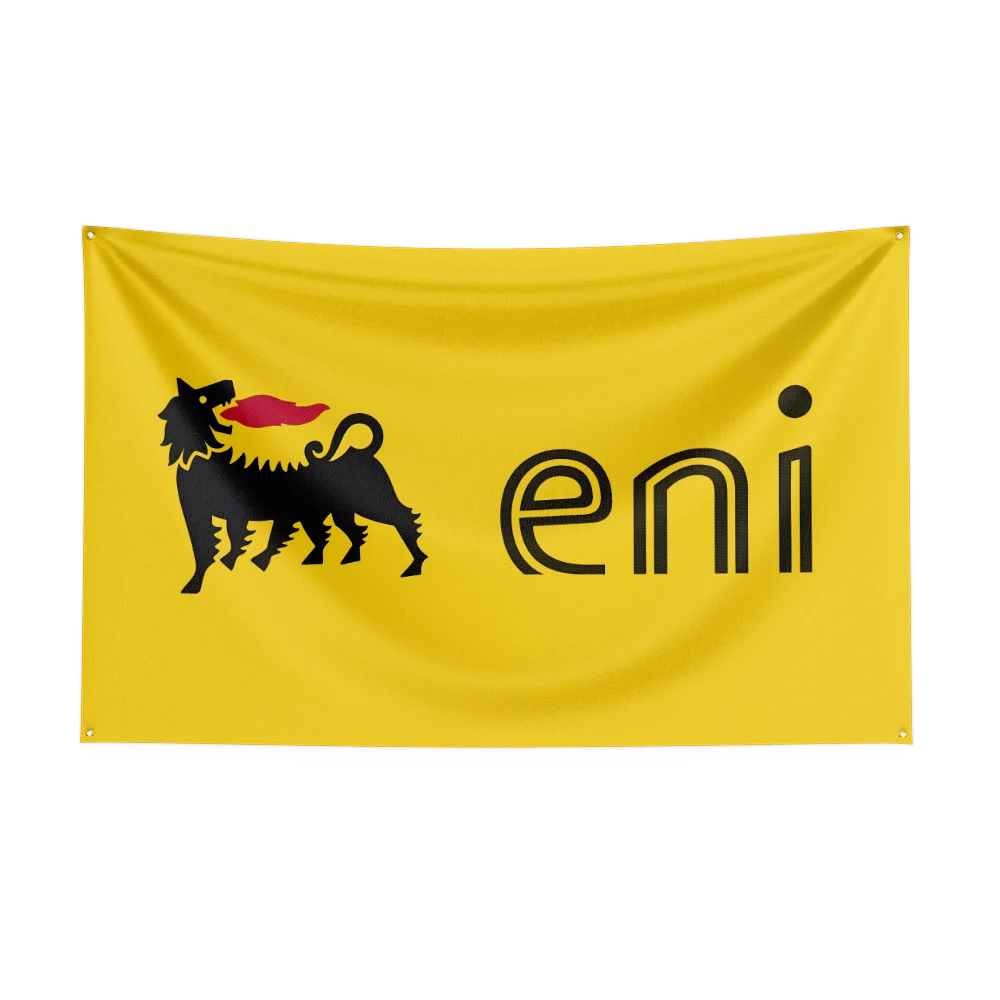 3x5 قدم E-ENIs موتور زيت السيارة العلم موتورين سباق ورشة عمل لافتات السيارات نسيج العلم في الهواء الطلق للزينة زيت المحرك