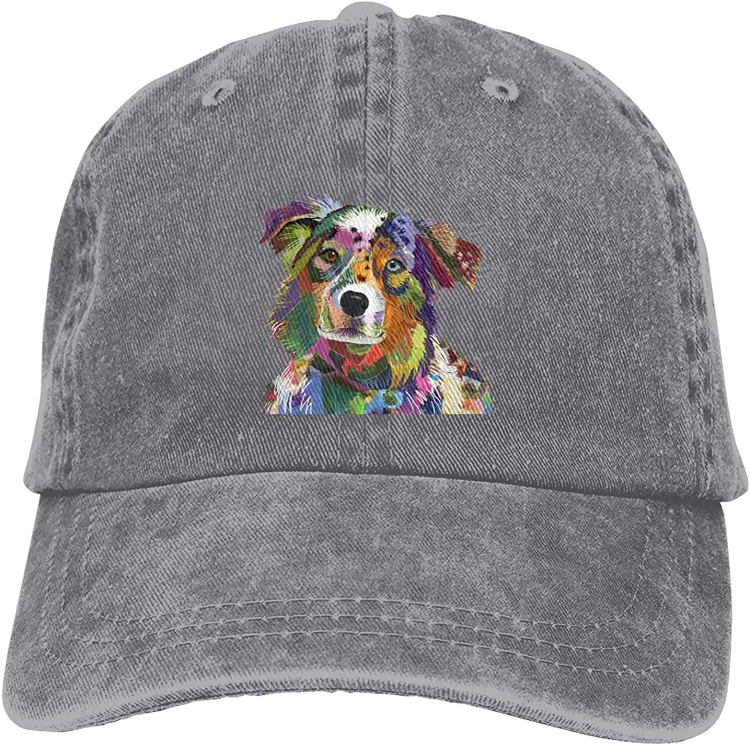 Watercolor Australian Shepherd Unisex Hat Baseball Cap Outdoor Travel Leisure Hat