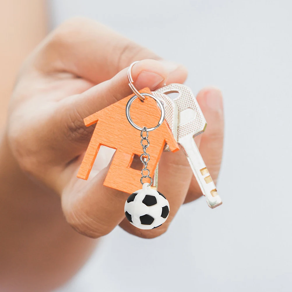 

16Pcs Keychains Sports Ball Design Mini Keyring Pendant for Bag Luggage Ornament Kids Party Favors Athletic Theme Accessories