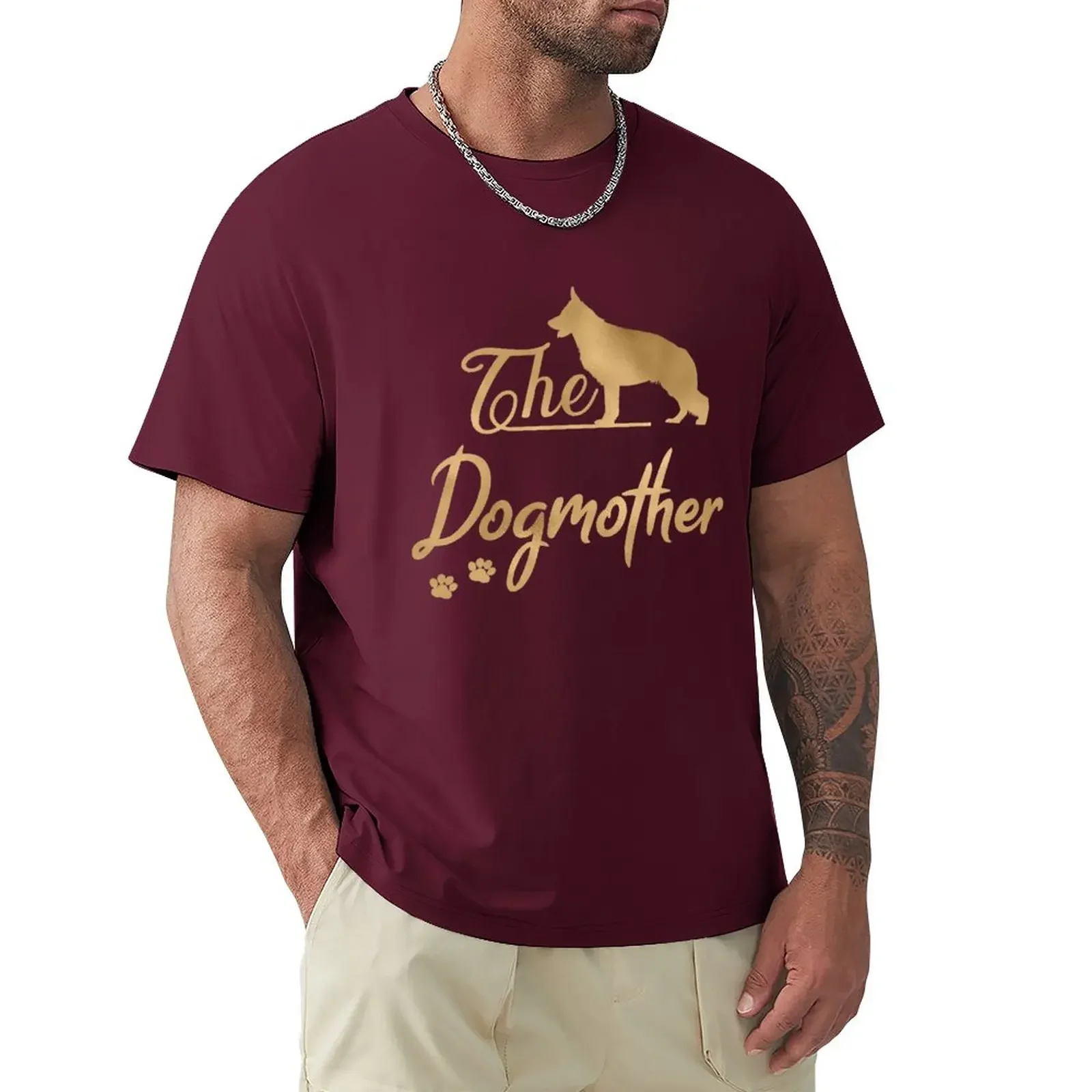 The German Shepherd Dogmother T-Shirt funnys summer top clothing t shirt men mens designer clothes new in tops & tees harajuku