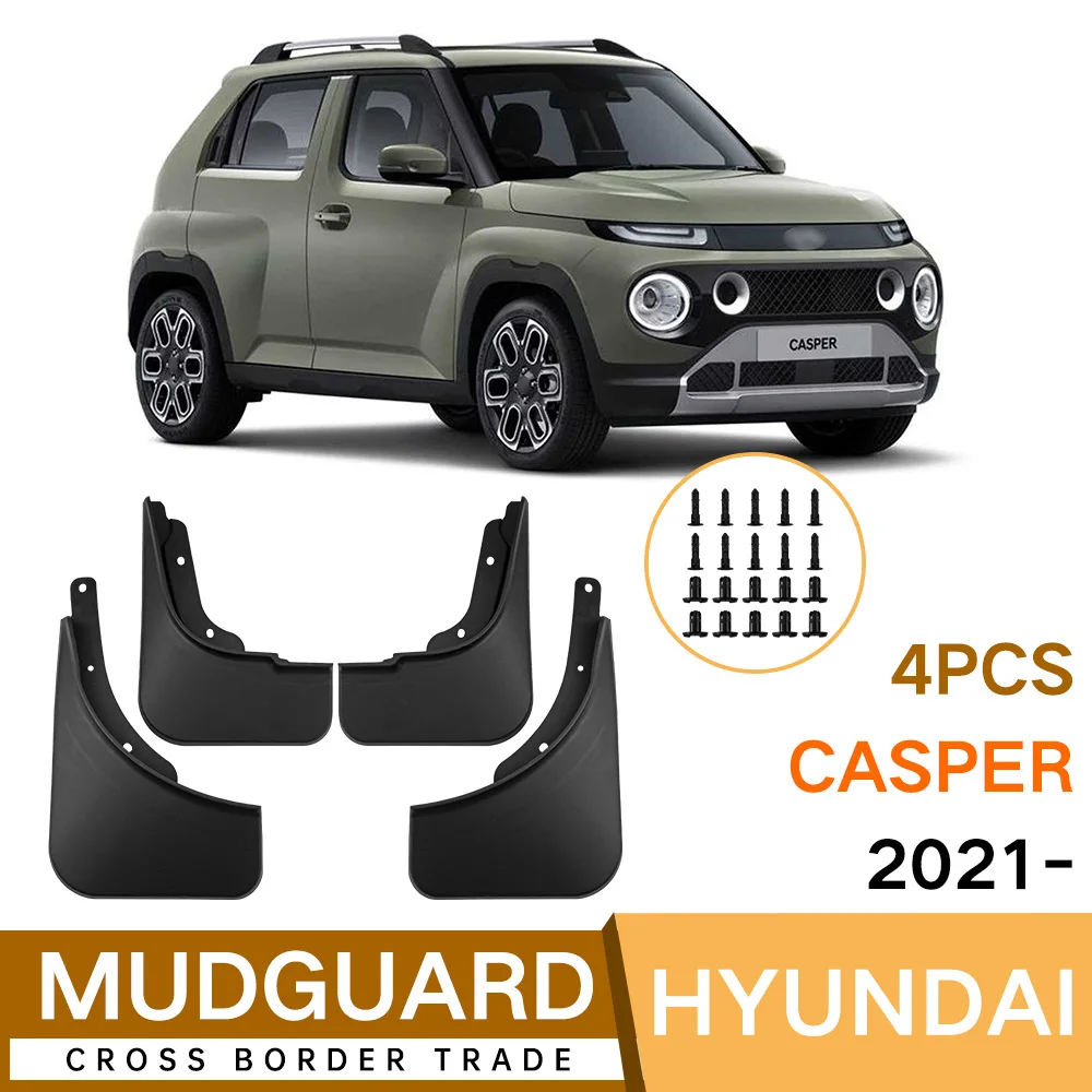 For Hyundai Casper 2021-2024 Car mudguard decorative panel, tire mudguard, wheel hub mudguard Beautify car wheels auto parts