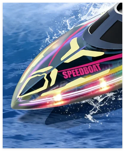 

Радиоуправляемый скоростной катер 2.4G JC017, высокоскоростная электрическая гоночная лодка с подсветкой, водонепроницаемая модель для улицы, игрушка-подарок