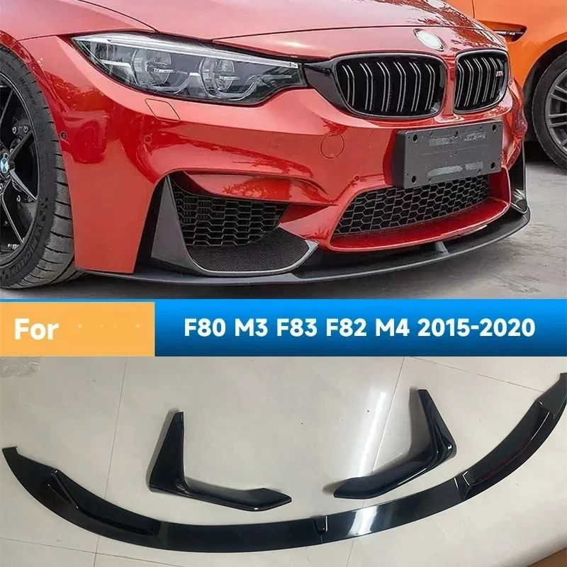 Front Bumper Splitter Lip Blade Side Vent Anti-Scratch Sport Luxury Performance Coupe Exterior Upgrade Accessories