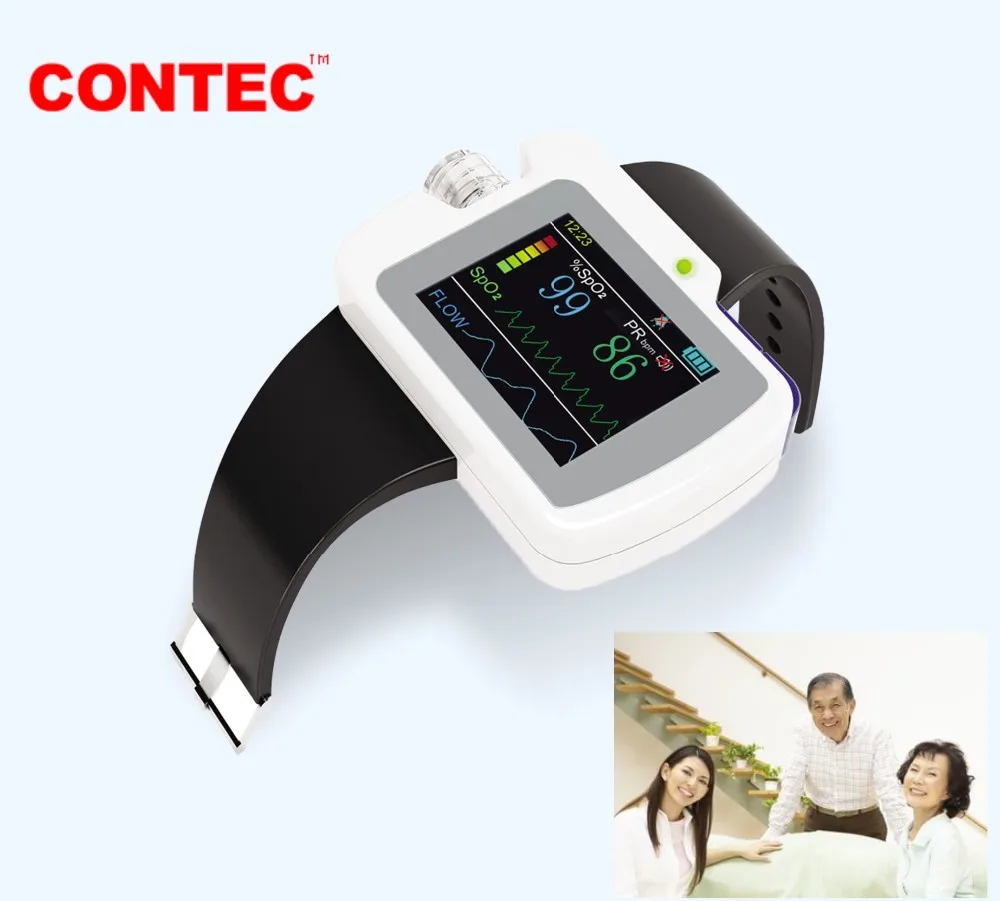 

CONTEC RS01 CE Blood Test Respiration Sleep Apnea Pulse Oximeter