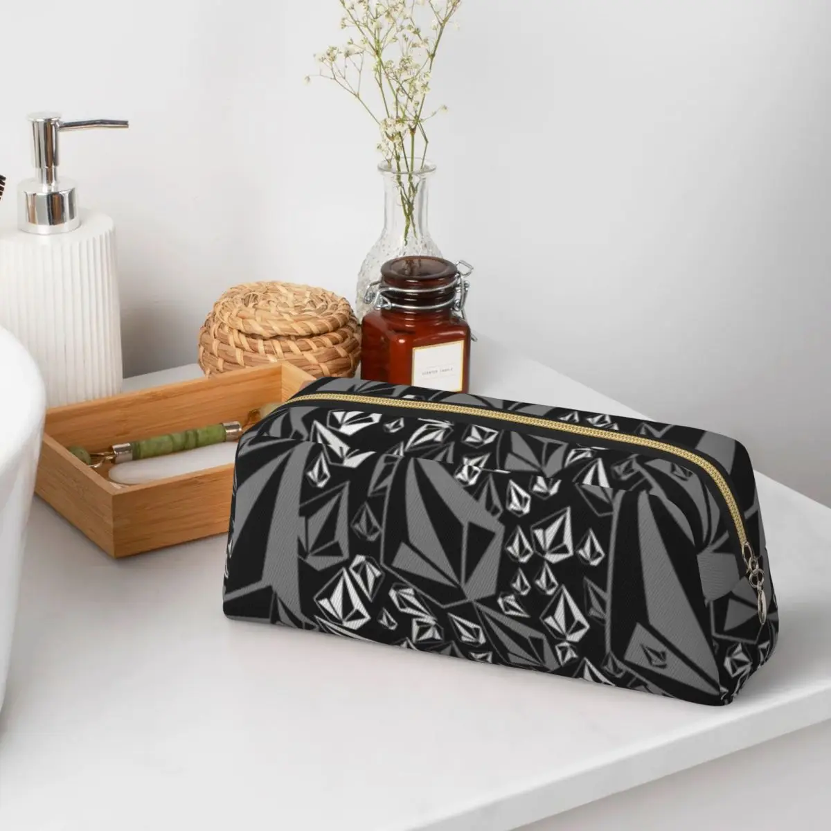 Estuches para lápices V-Volcom para estudiantes, caja para lápices escolar, bolsa para lápices de gran capacidad, soporte para lápices
