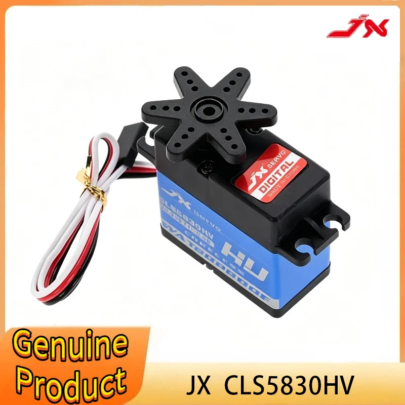 JX CLS5830HV 30KG 6-8.4V High Voltage Metal Gear Waterproof Digital Servo for 1/10 RedCat HPI Baja 1/8 RC Car Crawler Accessorie