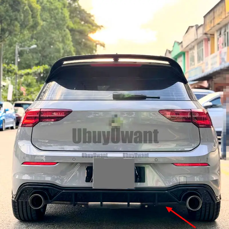Für Volkswagen GOLF 8 MK8 pro R-line gti R 2020 2021 2022 2023 2024 Auto Hinten Stoßstange diffusor Hinten Seite Splitter Spoiler Lippe