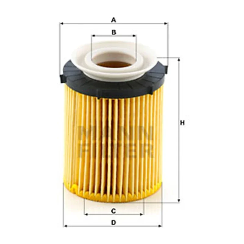 MANNFILTER HU711/6z HU7044z Oil Filter Fits MERCEDES-BENZ A B CLA CLS C-Class E GLE SLC INFINITI QX30 Q50 15208HG00D 2701840125