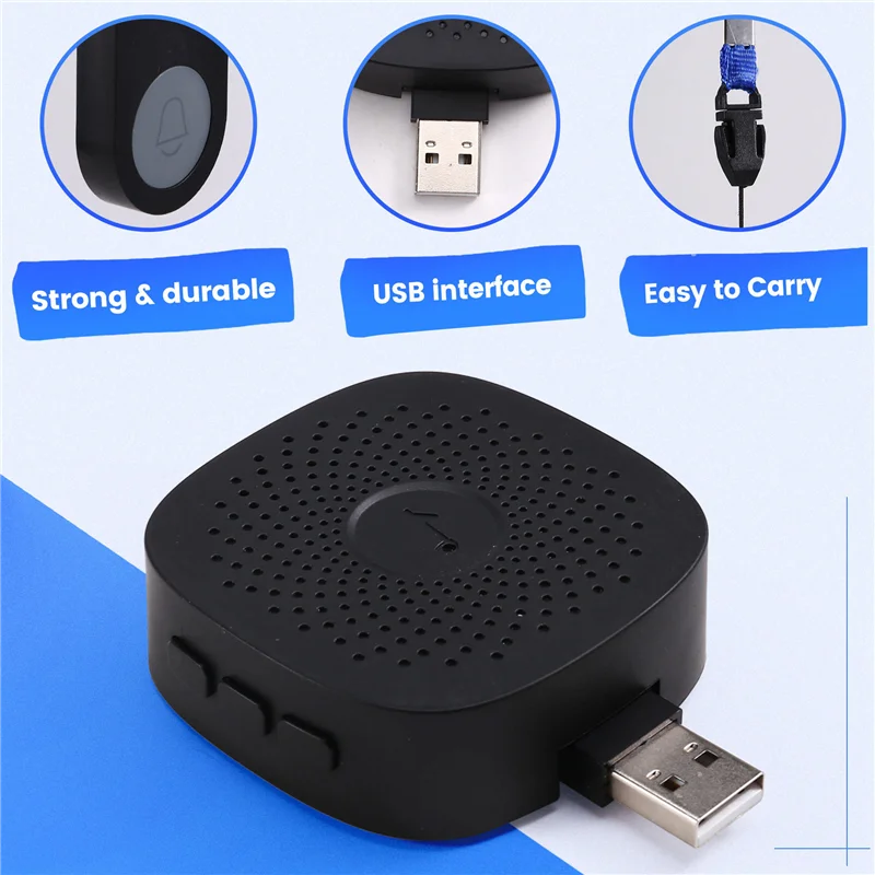 CQMF-Caregiver Pager Wireless Call Button Elderly Assistance Products Forpatient/Disabled Monitoring