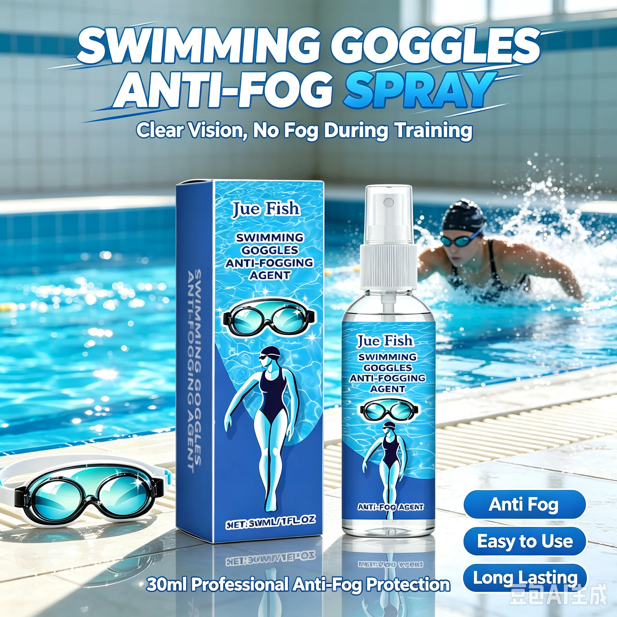 Underwater Camera - Spray antiappannante per occhiali da nuoto