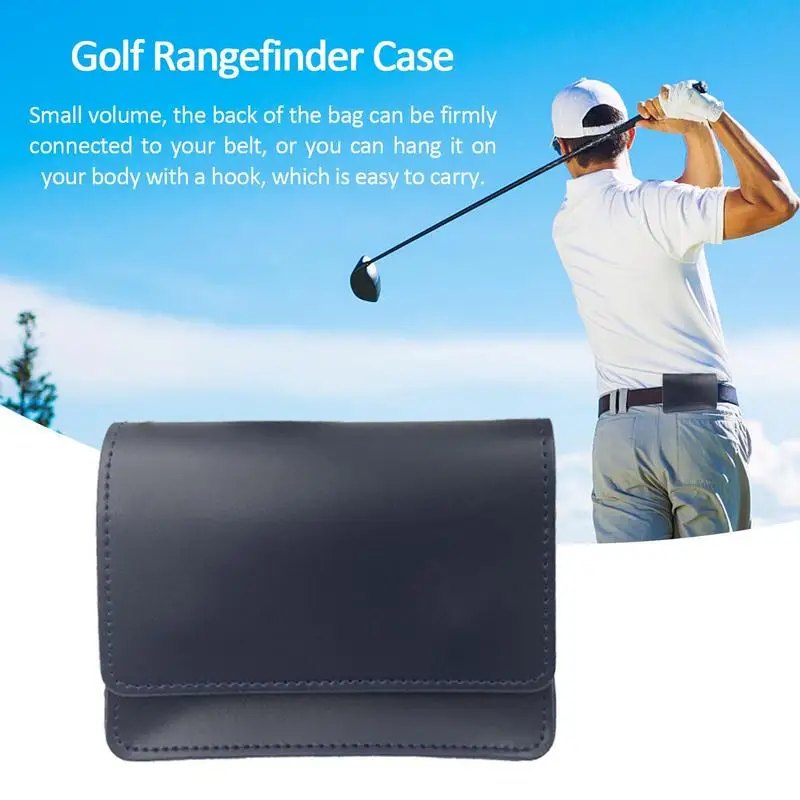 Golf Accessories Protective Golf Rangefinder Bag Golf Rangefinder Package PU Protection Golf Rangefinder Case Pouch dropship