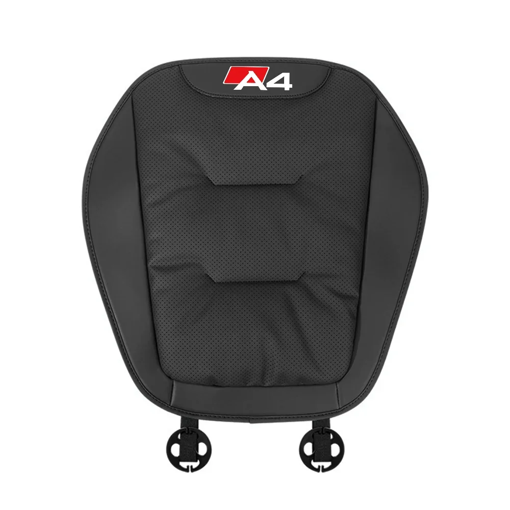 Lederen Autostoel Cover Universele Vier Seizoenen Auto Voor/Achter Zitkussen voor Audi A1 A3 A4 A5 A6 A7 a8 Auto Stoel Protector Pad - afbeelding 2