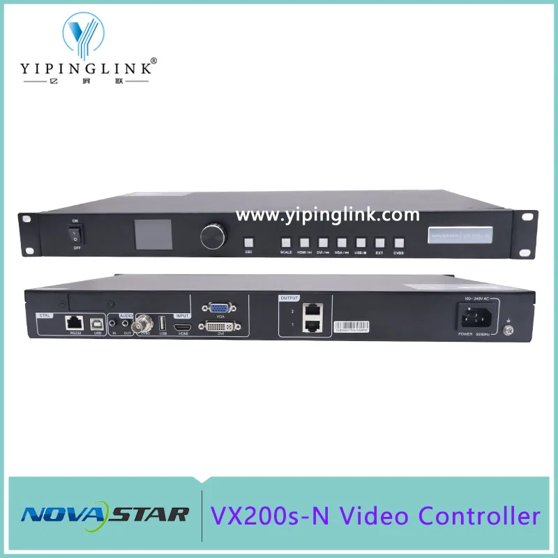 Hot Sale Novastar VX200s-N All-in-one Controller With 5 Input Port And 2 Port Output Suitable For Malls Hotels TV Studios