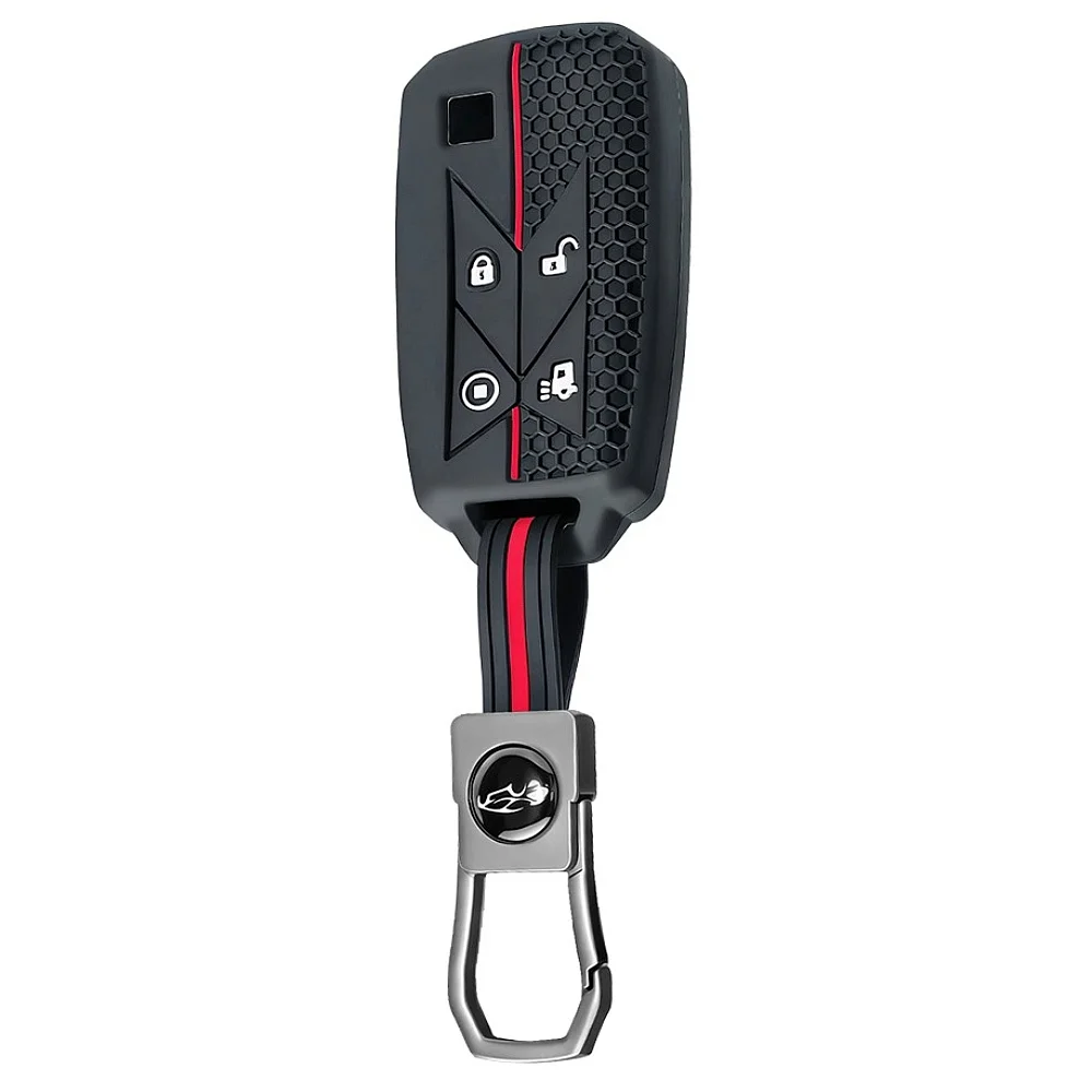 Silicone Remote Key Fob Ring Case Cover for Renault Pickup Truck Lorry Gama Series T C K Ignition Euro 4 Button Car Key Shell view 2