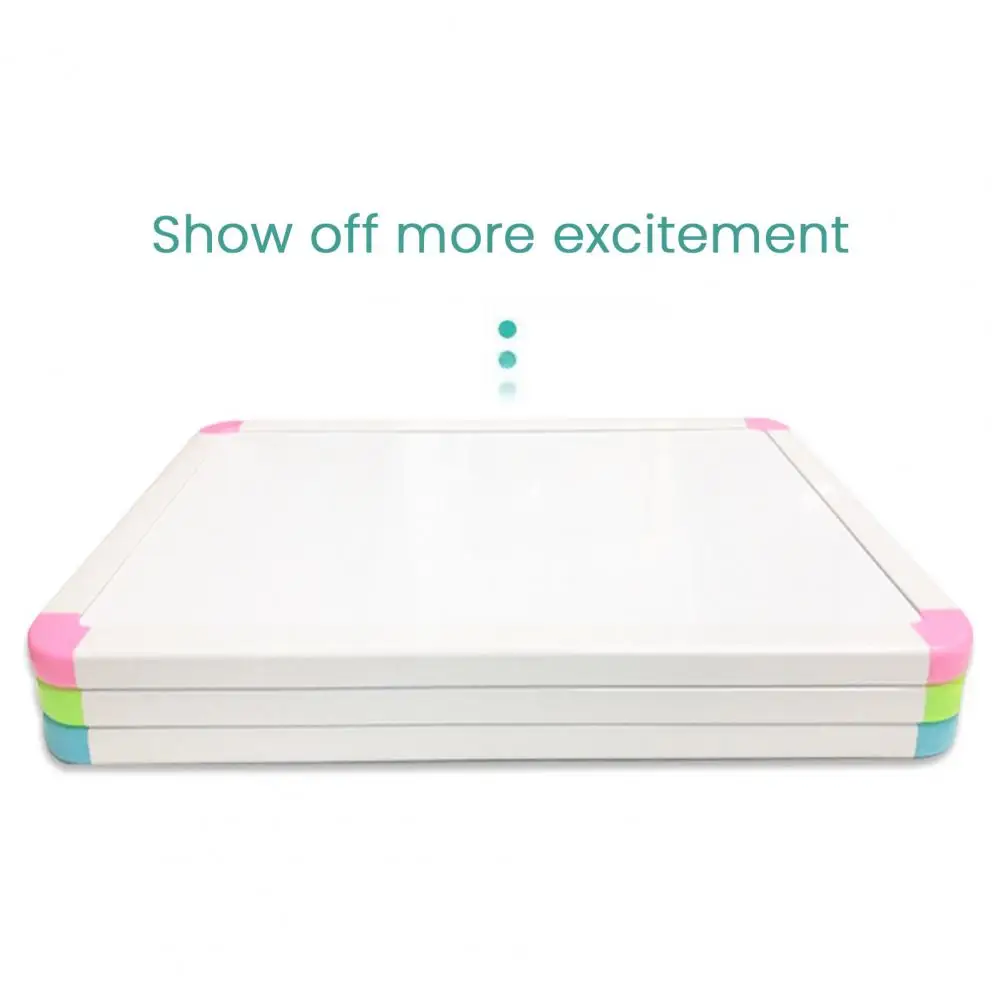 Pizarra magnética de borrado en seco de doble cara, juego de pizarra blanca magnética portátil de doble cara para uso en el hogar, oficina y escuela para dibujar