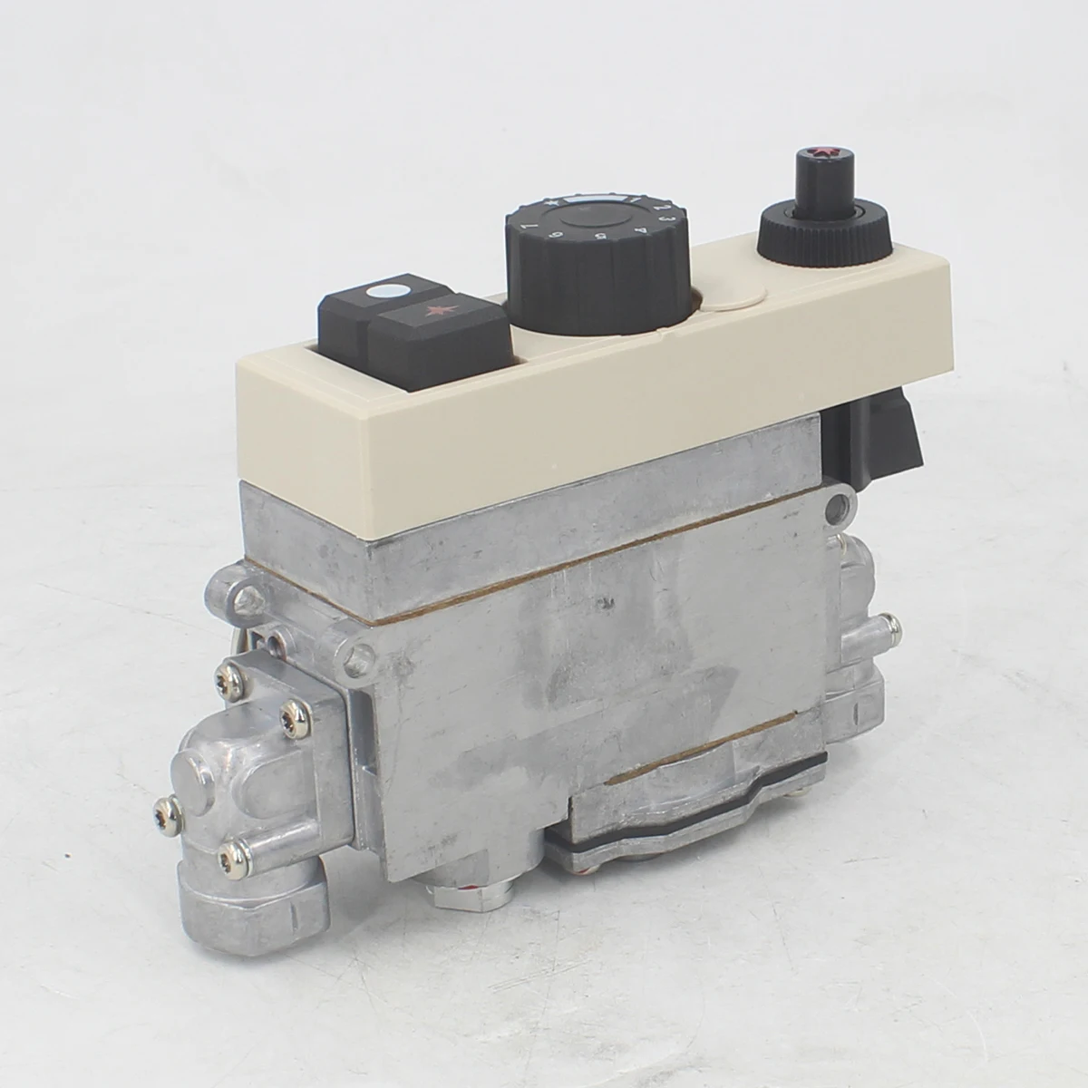 Gas Thermostat Control Valve of Minisit Model with Push Button Igniter Gas Fryer Parts