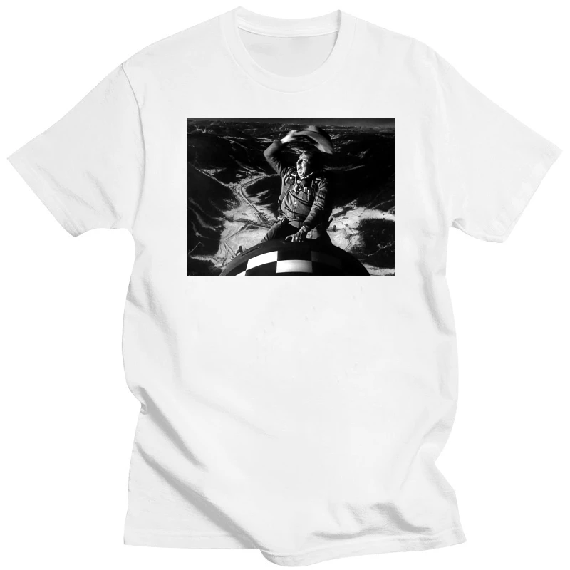 Bomb Rider T Shirt 100% Pure Cotton Dr Strangelove Slim Pickens Bombrider Bomb Ride Nuke Atomic Cowboy