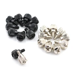 10PCS M3.5*6mm black or white nickel computer case screw hand tighten thumb screw