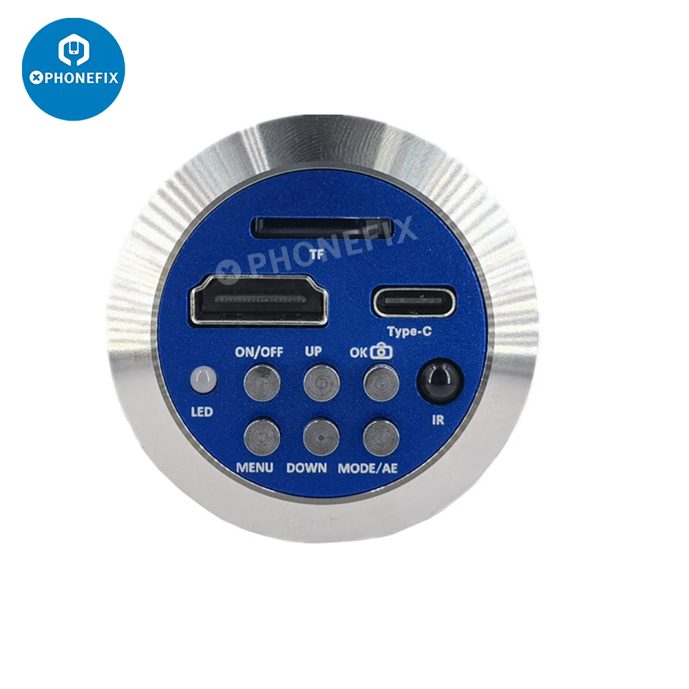 Imagem -06 - Câmera do Microscópio Trinocular 4k Ultra hd 48mp tipo c Hdmi 1080p Sensor Ccd Cmos Câmera Industrial para Telefone Móvel Solda Pcb