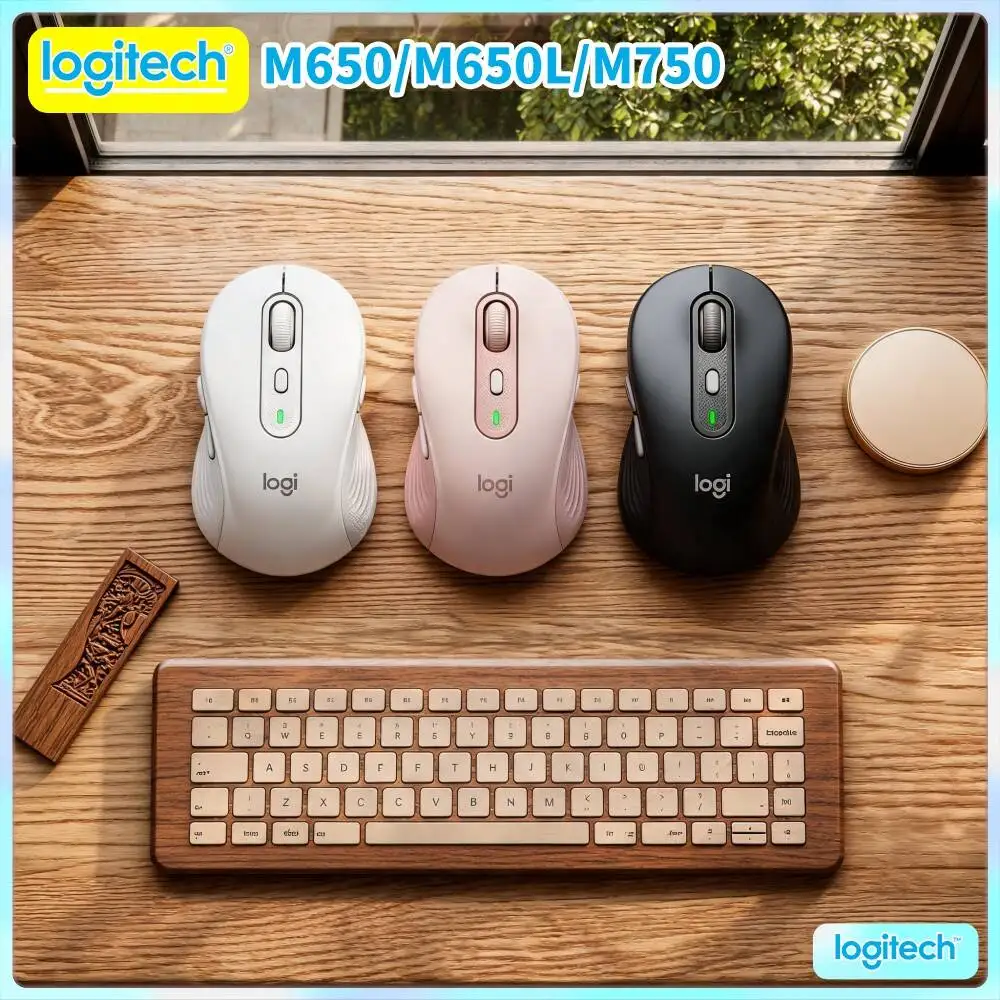 M750 Bluetooth Silent Mouse Quiet Click Smartwheel Scrolling Recycled Eco Build PC Tablet Desktop Practical Tool Pick