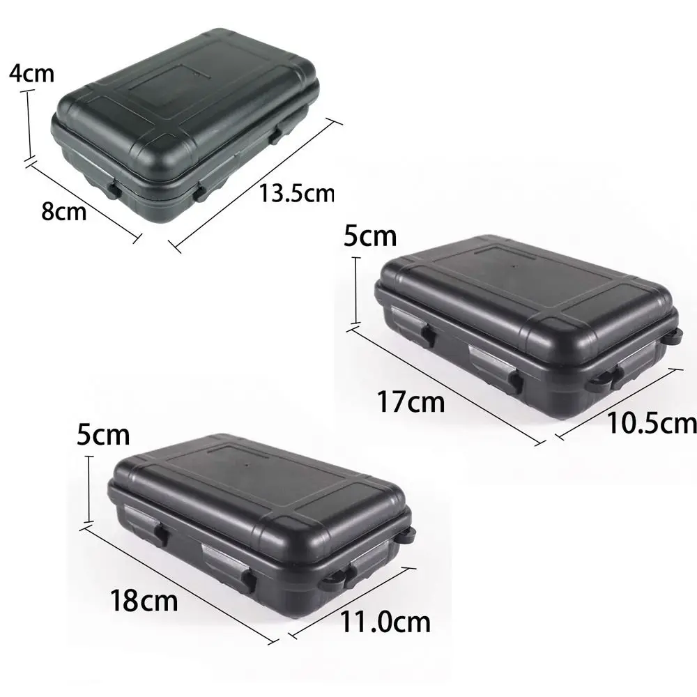 Portable Parts Box Plastic Toolbox Tool Organizer Equipment Box Tool Storage Bags Waterproof Survival Sealed Box Multi-function