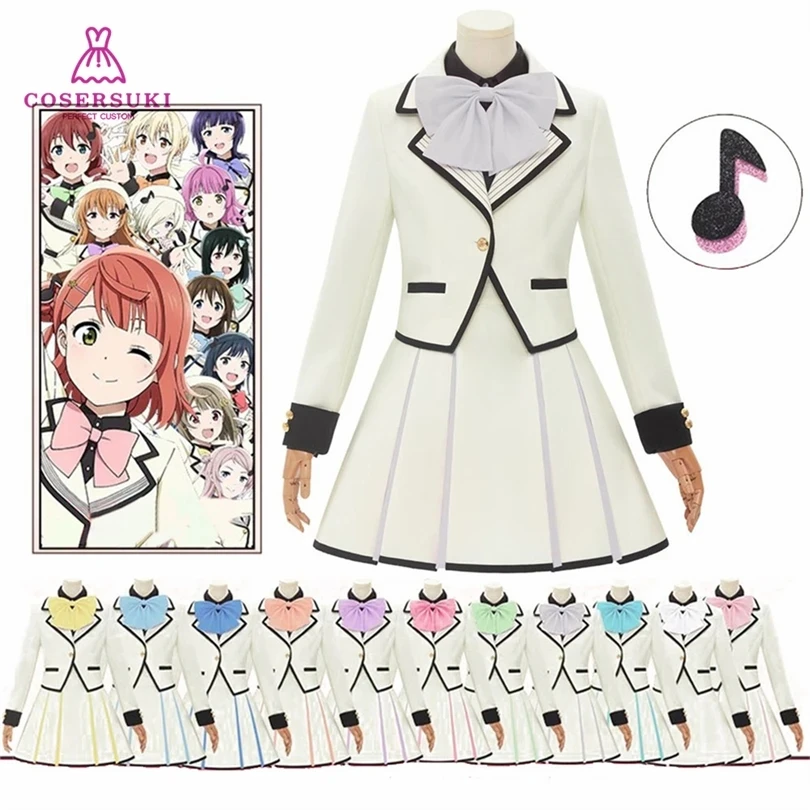 LoveLive Future Parade Uehara Ayumu Tennouji Rina Nakasu Kasumi Osaka Shizuku Mifune Shioriko Zhong Lanzhu Cosplay Costume