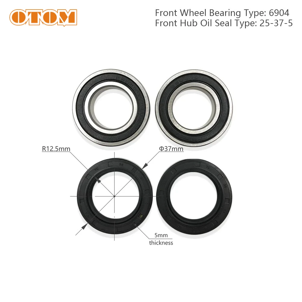 2003-2021 Motorcycle Front Rear Wheel Hub Bearing Oil Seal Kit For KAWASAKI KX125 KX250 KX250F KX450F KLX450R KLX O-ring Sealing