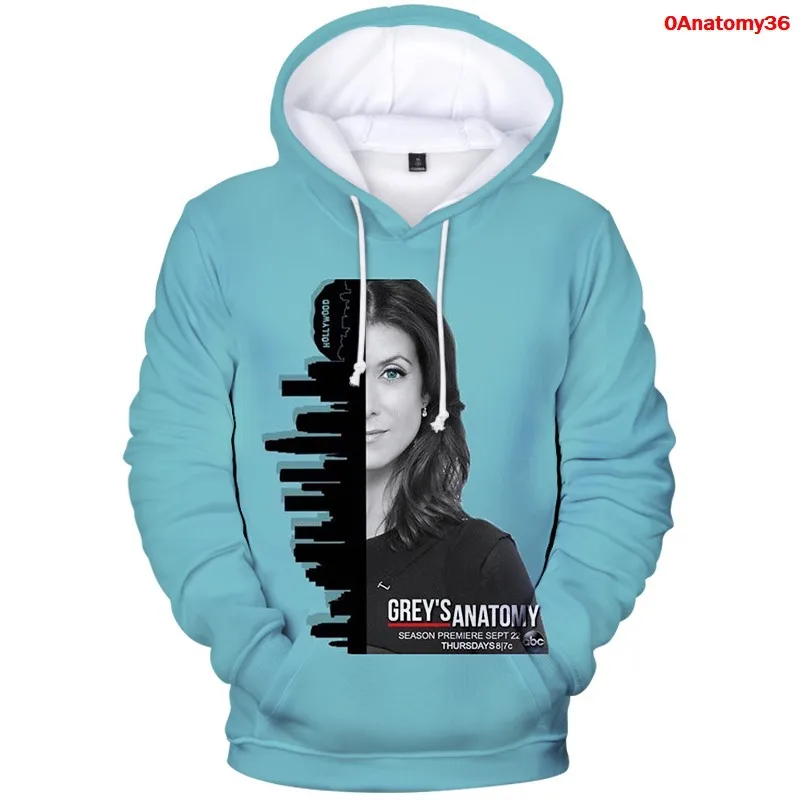 

Harajuku Comfortable Cosplay Grey's Anatomy 3D print Hoodies Sweatshirts Men/Women Sweatshirt Adult/Child Casual Pullovers